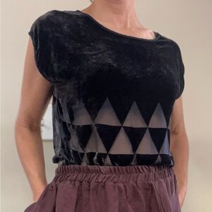 Witchy velveteen top - Gorman size small